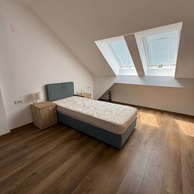 Аренда просторной, двухэтажной, 3-комнатной квартиры, 80 м², центр Белграда, Сербия